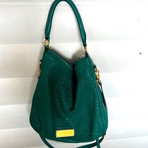 Marc jacobs green leather bag